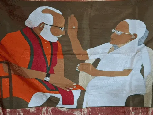 PM मोदी की मां की तस्वीर बनारसी साड़ी पर उकेरी: काशी के बुनकर ने उपहार देने के लिए बनाई, मशीन का इस्तेमाल नह...
