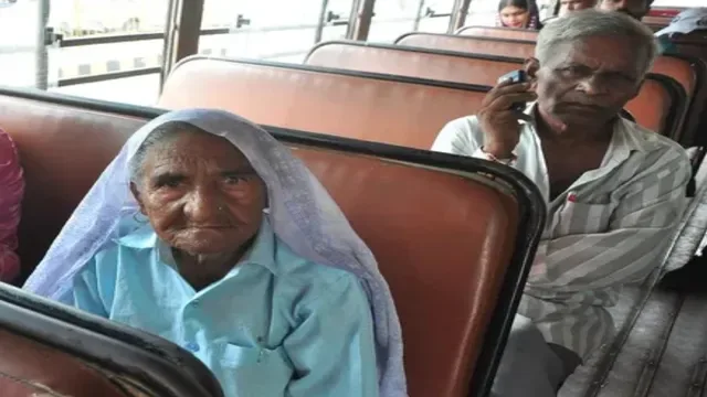 वाराणसी में 11 दिनों में 45 सौ बुजुर्ग महिलाओं को निश्शुल्क बस का ल‍िया लाभ