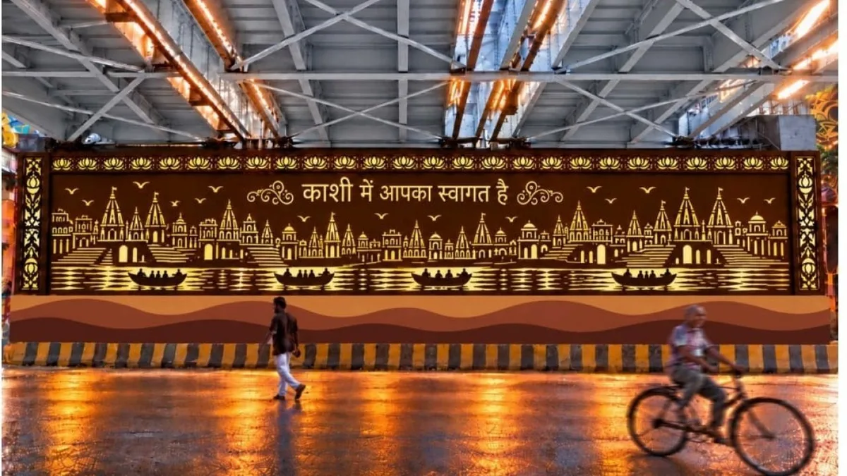 वाराणसी में एयर शो की भव्य तैयारियां, बाबतपुर से नमो घाट तक काशी की कला और संस्कृति से सजीं दीवारें