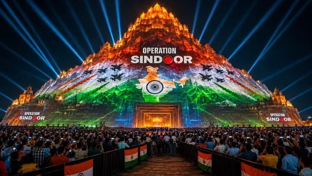 काशी में नवरात्र पर 'ऑपरेशन सिंदूर' थीम पर लेजर शो, 50 फीट ऊंचे पंडाल में दिखेगी देशभक्ति की झलक