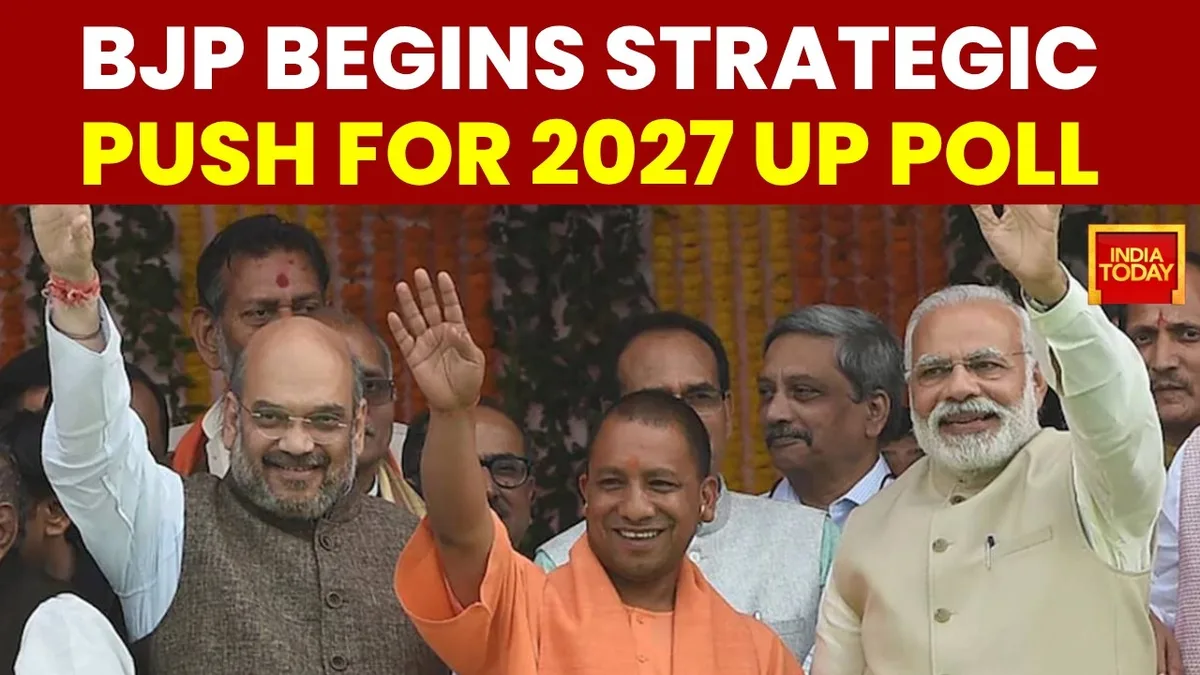 BJP Begins 2027 UP Poll Prep: Modi, Shah, Nitin Nabin to Lead Strategy Push