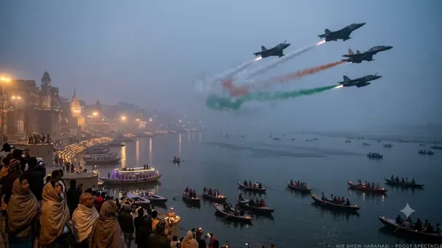 वाराणसी में मौसम का रुख हो चला बेहतर, कोहरा समय से छंटा तो एयरशो का द‍िखेगा शानदार नजारा