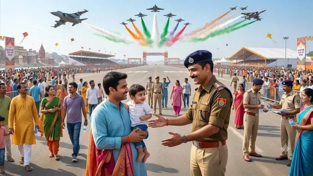 वाराणसी एयर शो के दौरान दर्शकों के साथ होगा अतिथियों जैसा व्यवहार, पुलिसकर्मी को दी गई ट्रेनिंग