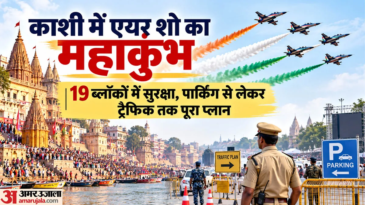 एयर शो के लिए काशी तैयार: 20 लाख लोगों का सैलाब, कहां होगी पार्किंग, कैसे पहुंचेंगे नमो घाट; पढ़ें- पूरा प्लान